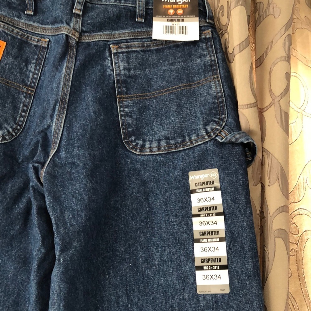 Riggs workwear by wrangler FR cargo jeans 36x34 - Picture 6 of 7